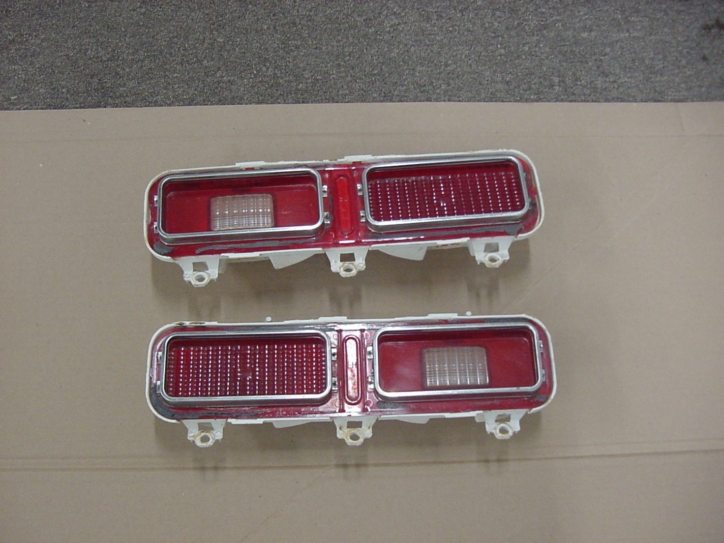 1973 1974 CHEVY Nova SS Tail & Backup Light Lens OEM Left & Right