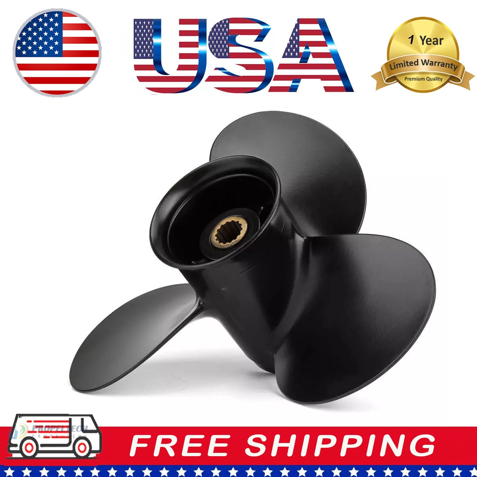 Aluminum Propeller 9.25x10 For Mercury/Tohatsu Motor 9.9-20HP 14 Tooth 9 1/4x 10 Aluminum Propeller 9.25x10 For Mercury/Tohatsu Motor 9.9-20HP 14 Tooth 9 1/4x 10