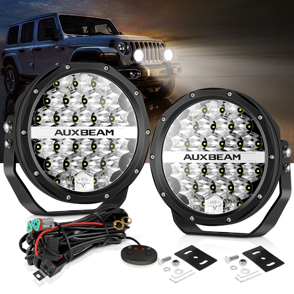 Auxbeam Round LED Offroad Lights 7\