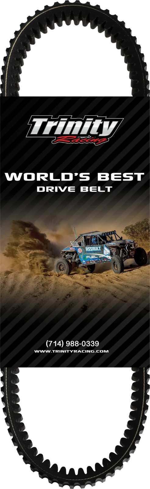 Trinity Racing World's Best Drive Belt - TR-D1202-BB RZR PRO XP, PRO S & TURBO /
