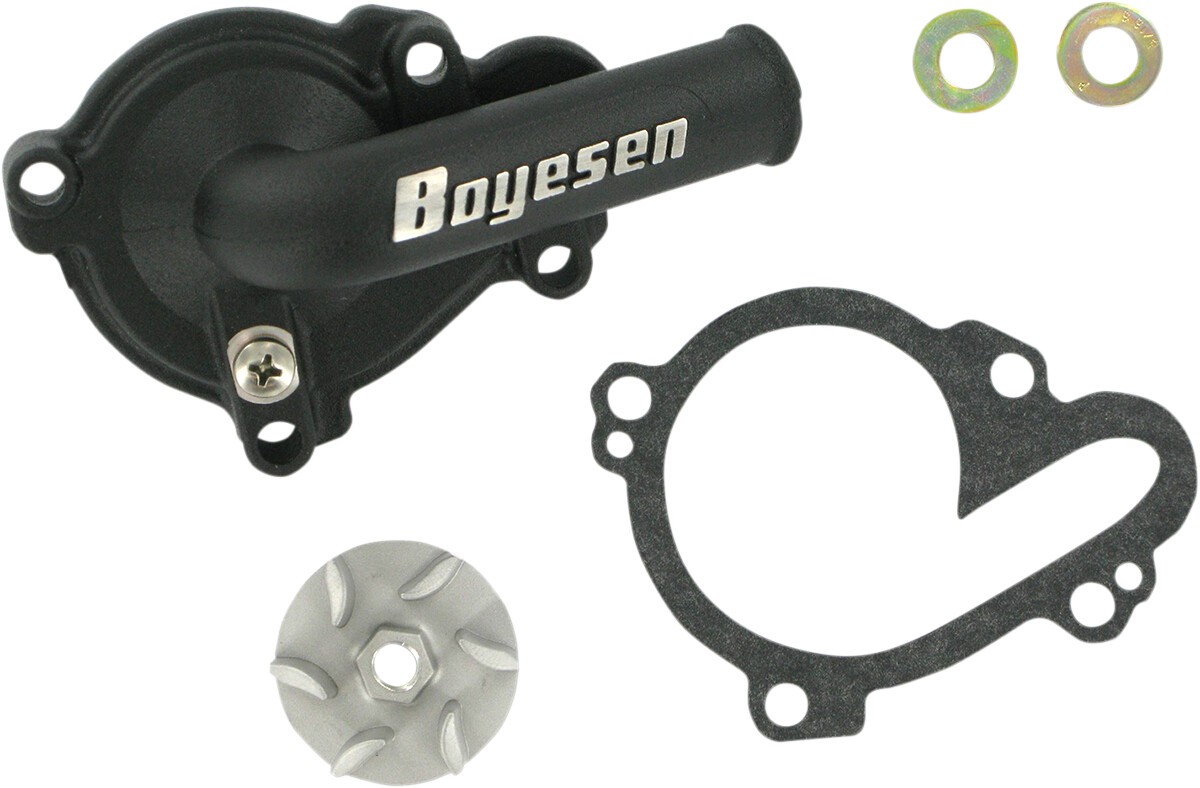 Boyesen WPK37B Supercooler Water Pump Cover & Impeller Kit Black