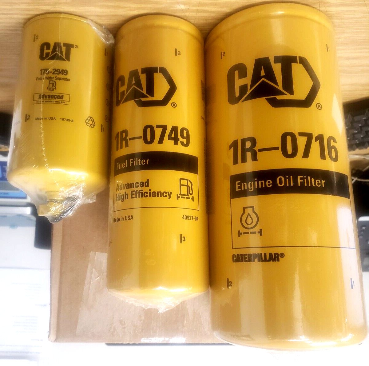 CAT ENGINE FILTER KIT most 3406, C10, C11, C12, C13, C15, & C16 FUEL, OIL, WATER CAT ENGINE FILTER KIT most 3406, C10, C11, C12, C13, C15, & C16 FUEL, OIL, WATER