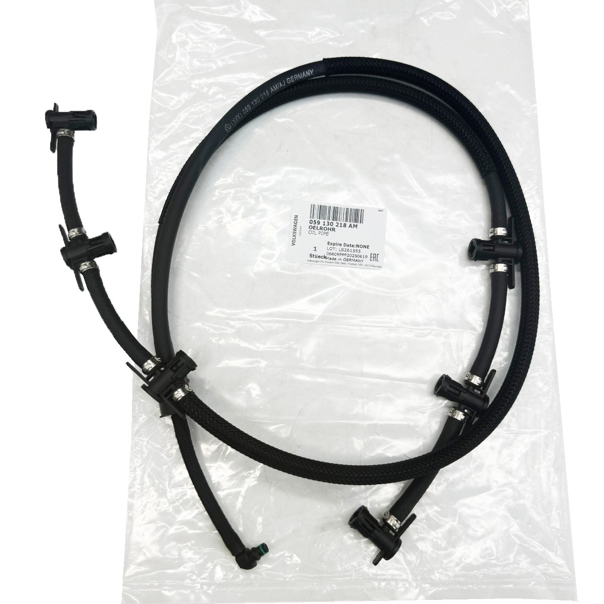  NEW Diesel Engine Fuel Return Pipe For Audi Q7 A6 A7 Q5 Cayenne Touareg 3.0 TDI
