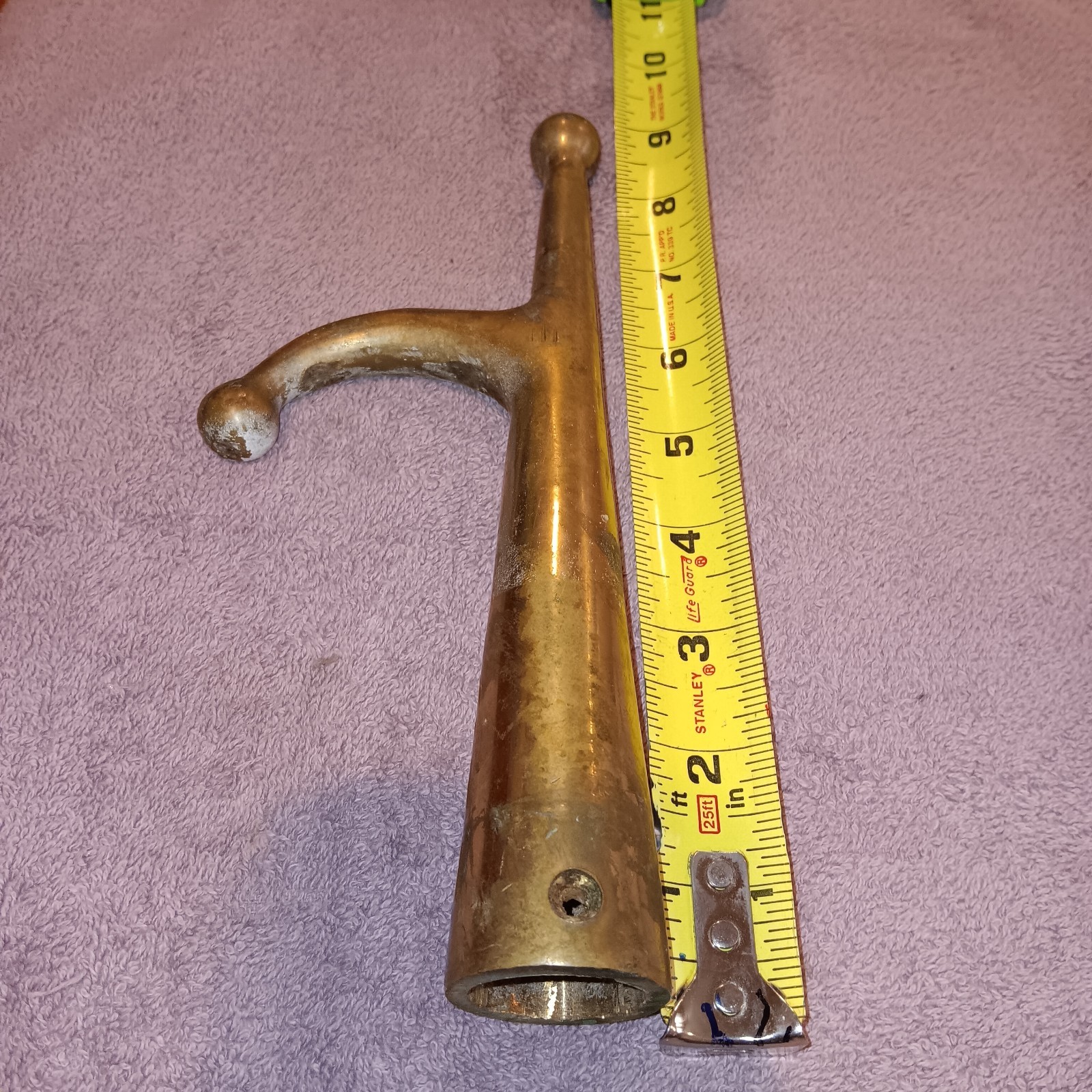 Vintage Brass Boat Hook Vintage Brass Boat Hook