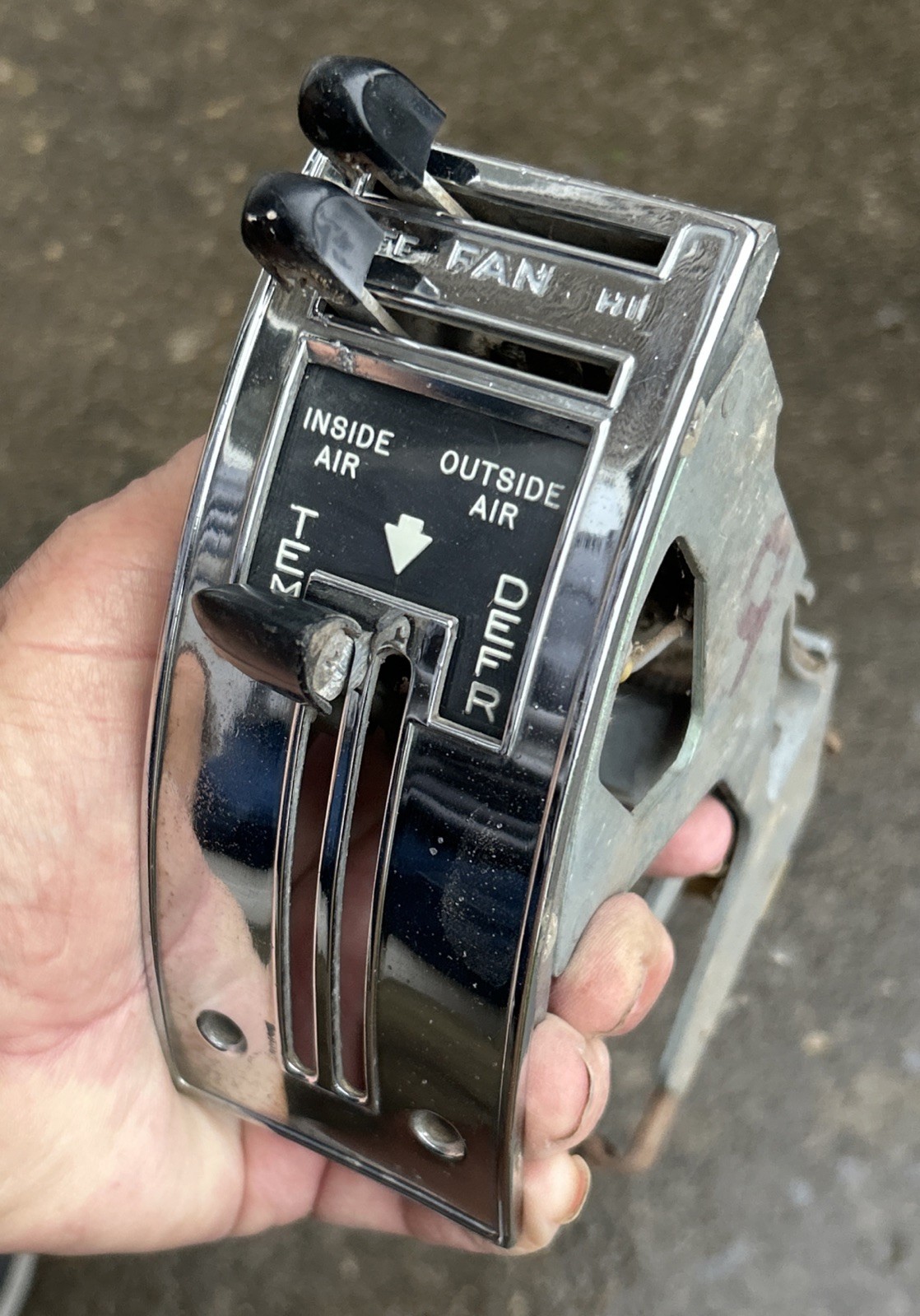 1956 Chevy Nomad Belair 210 Deluxe Heater Control 56 Needs One Lower Lever 1956 Chevy Nomad Belair 210 Deluxe Heater Control 56 Needs One Lower Lever