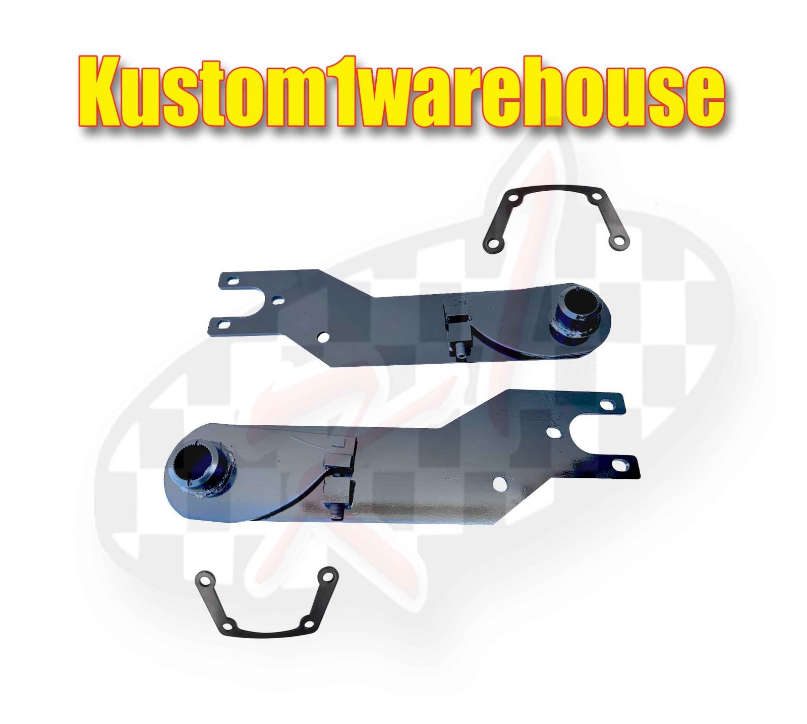 VW Volkswagen Bug 3 inch adj drop spring plates for 1960-68 21 3/4 torsion bar