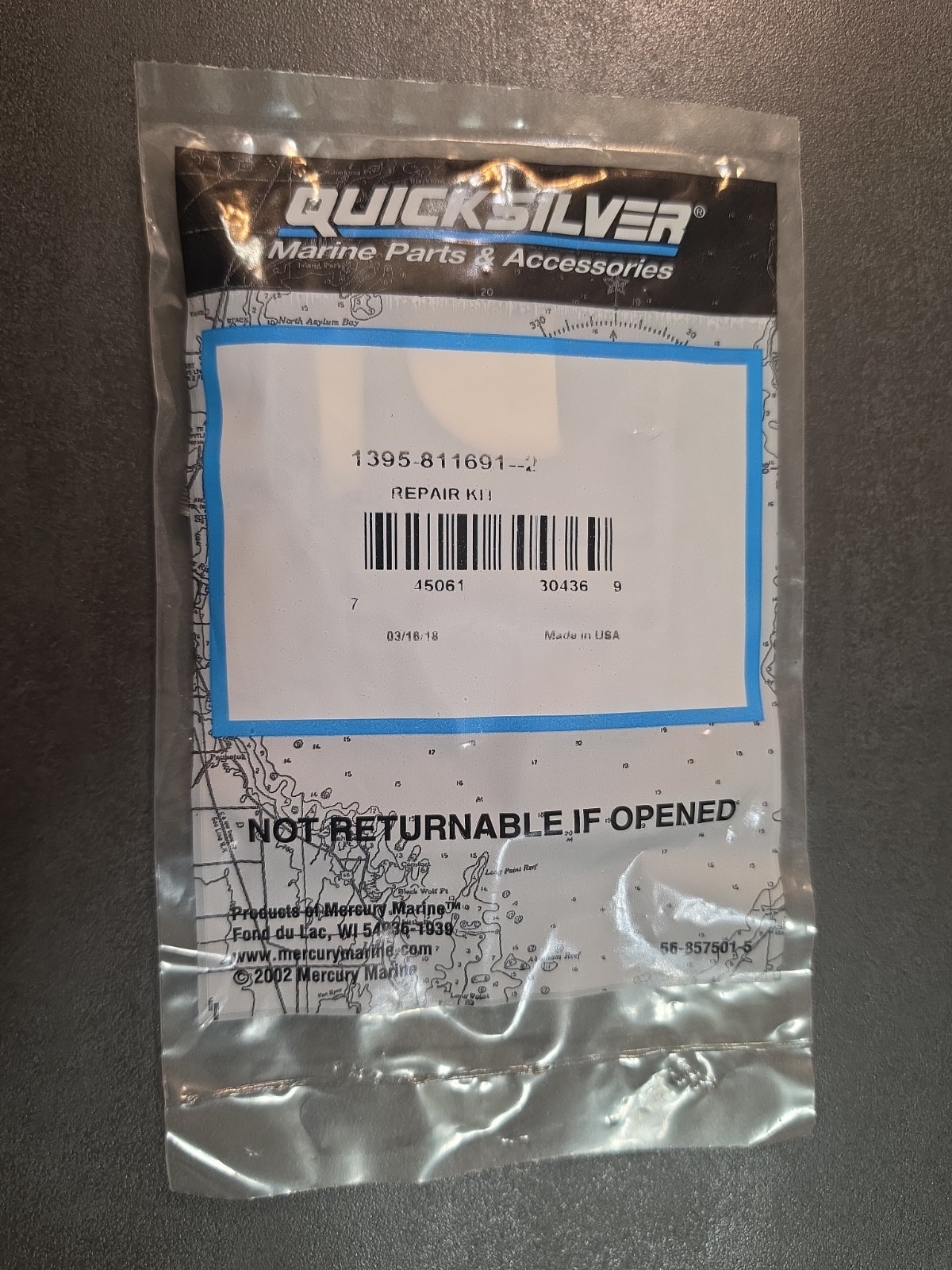 NEW OEM Mercury Quicksilver 1395-811691-2 Carburetor Repair Kit 1395-8116912 NEW OEM Mercury Quicksilver 1395-811691-2 Carburetor Repair Kit 1395-8116912