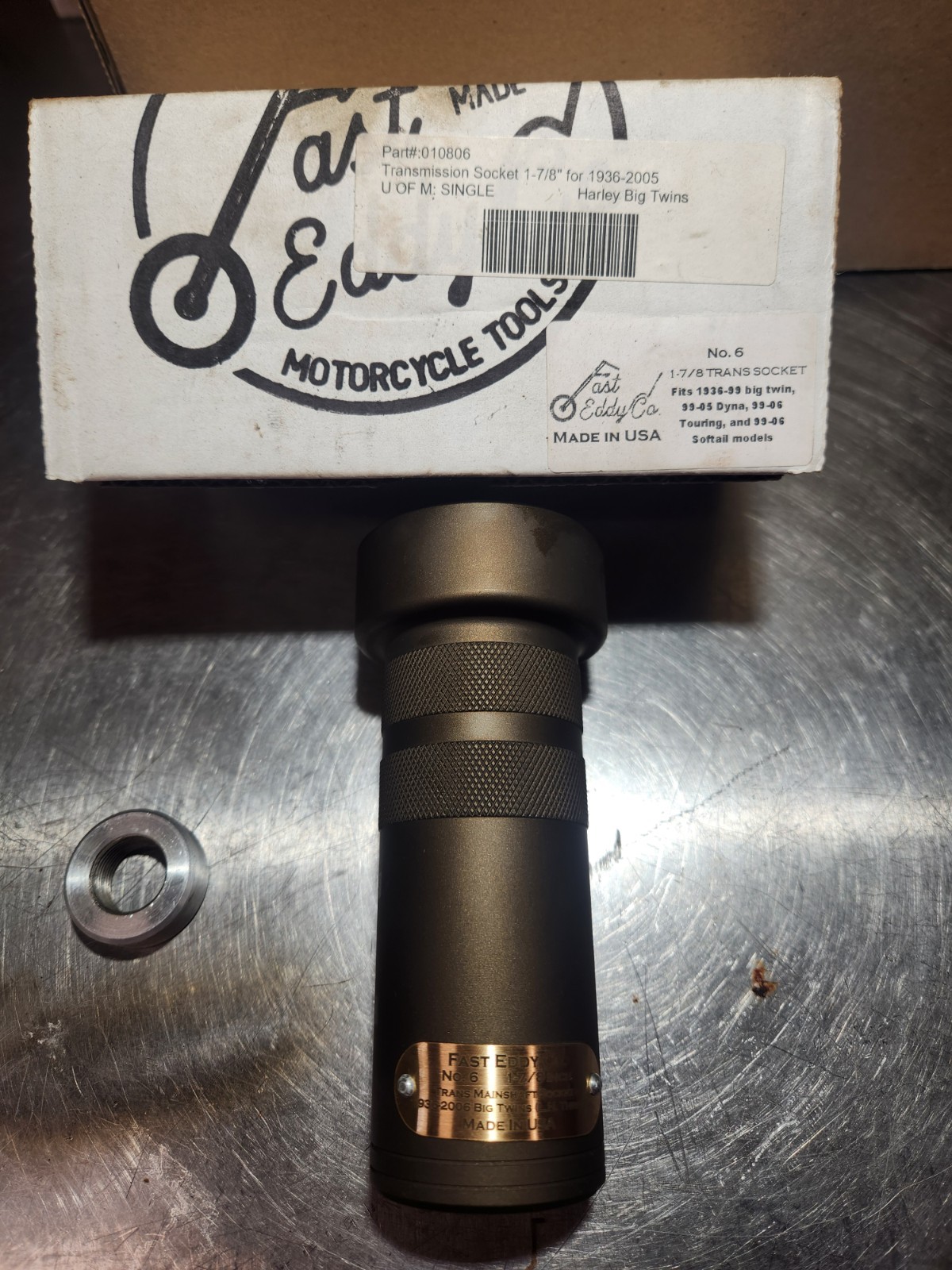 Fast Eddy Co. No. 6 Transmission Socket 1-7/8\ Fast Eddy Co. No. 6 Transmission Socket 1-7/8\