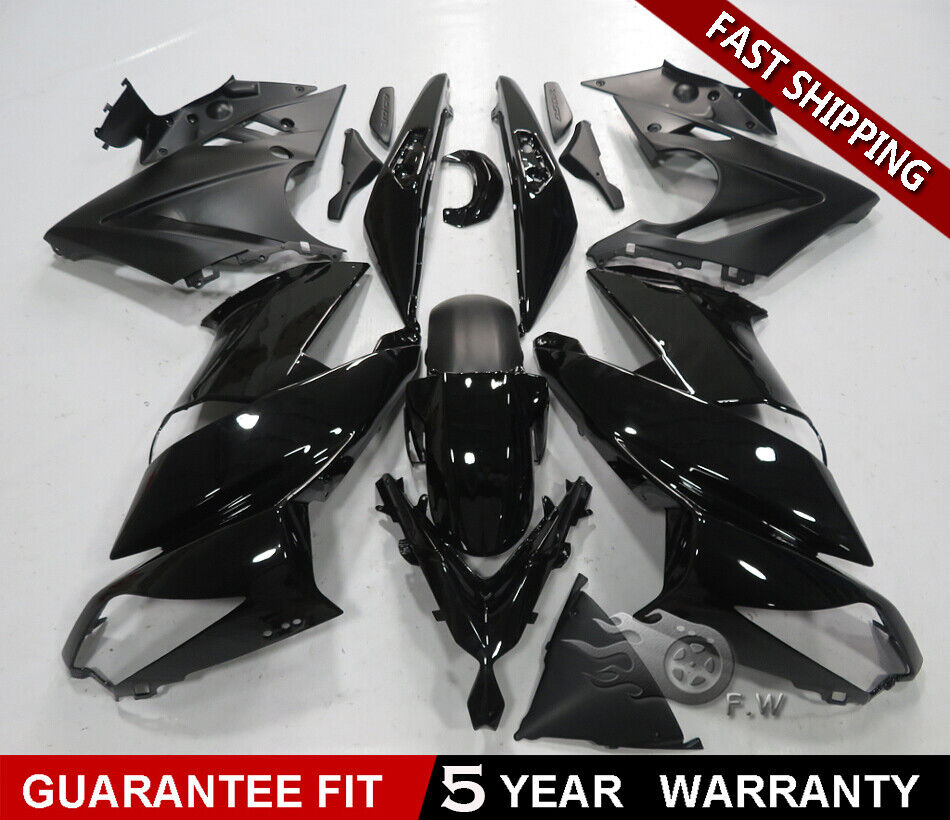 For Kawasaki Ninja 650R 2009 2010 2011 EX650 Fairing Kit Plastic Black Bodywork