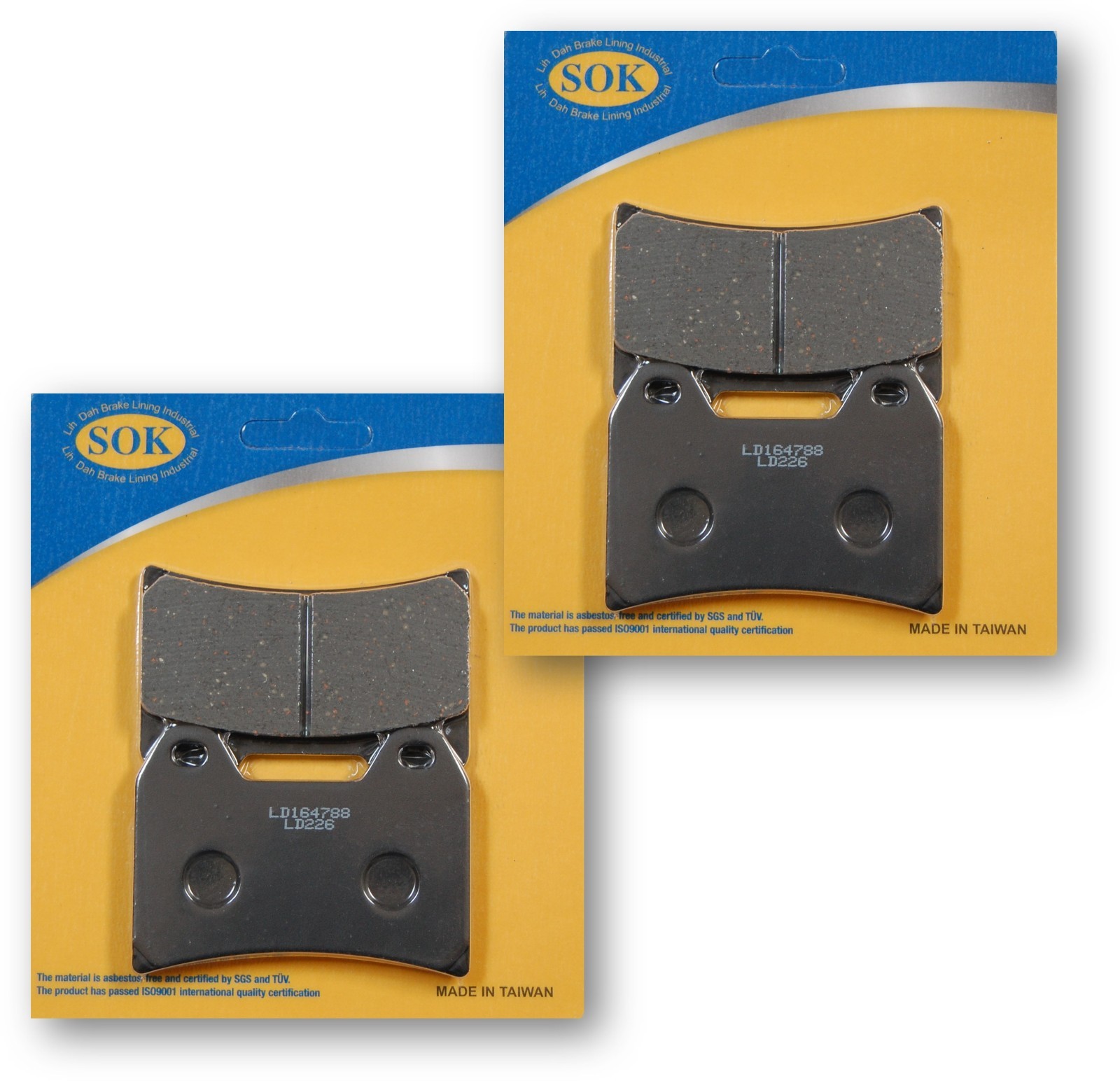 FRONT BRAKE PADS fit DUCATI 900 Evoluzione Monster 2000-2003 