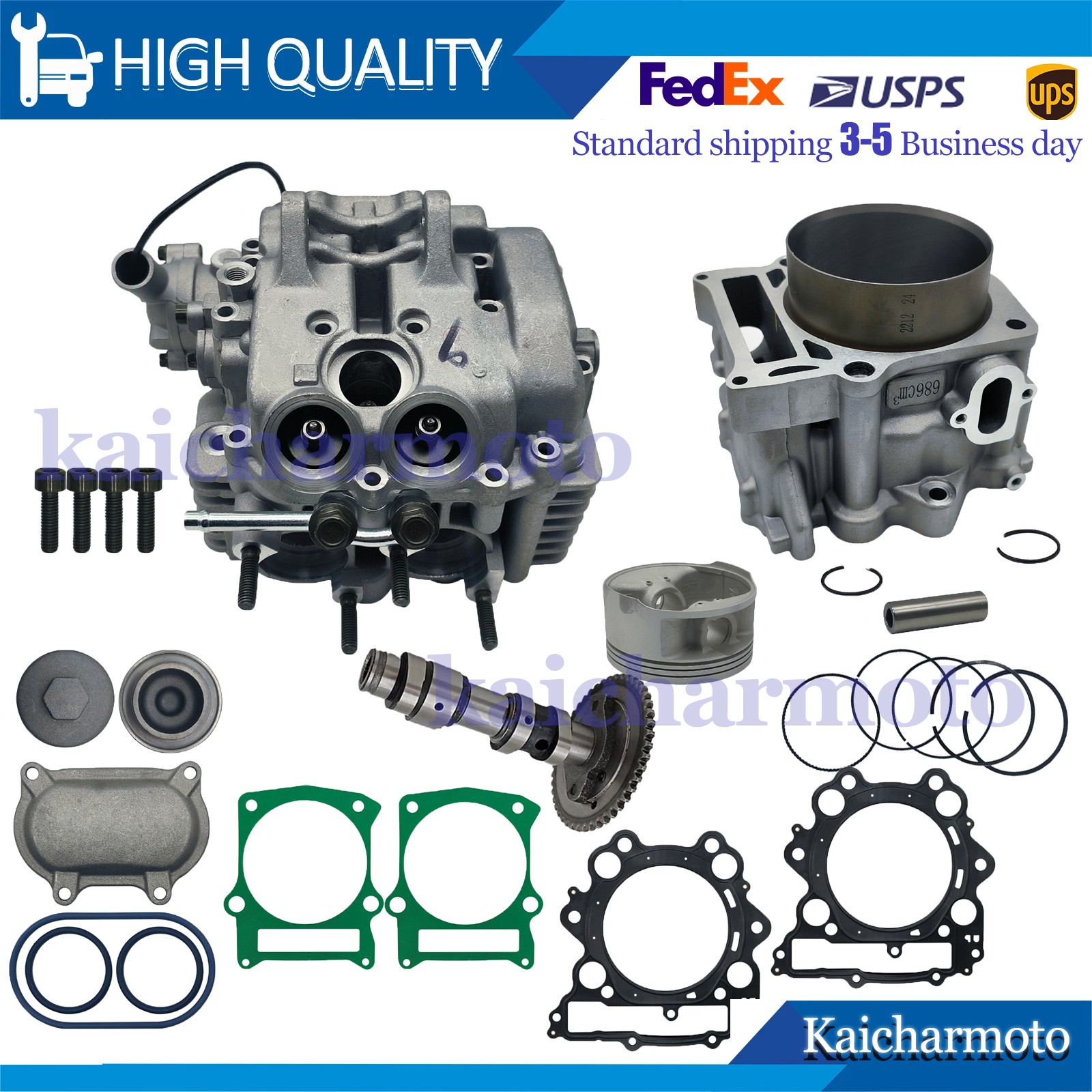 Cylinder Head Cylinder Engine Rebuild Kit For Hisun 700 UTV MSU Massimo Bennche