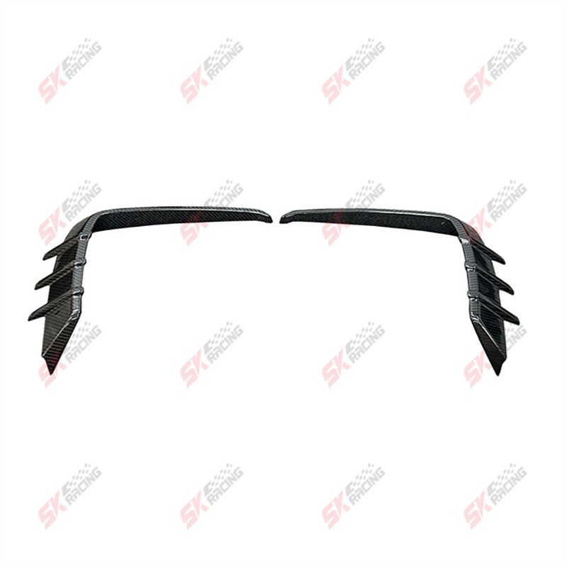 Fits Audi RSQ8 2020‑2023 Dry Carbon Front Lip Spoiler Wing Side Skirts BodyKits