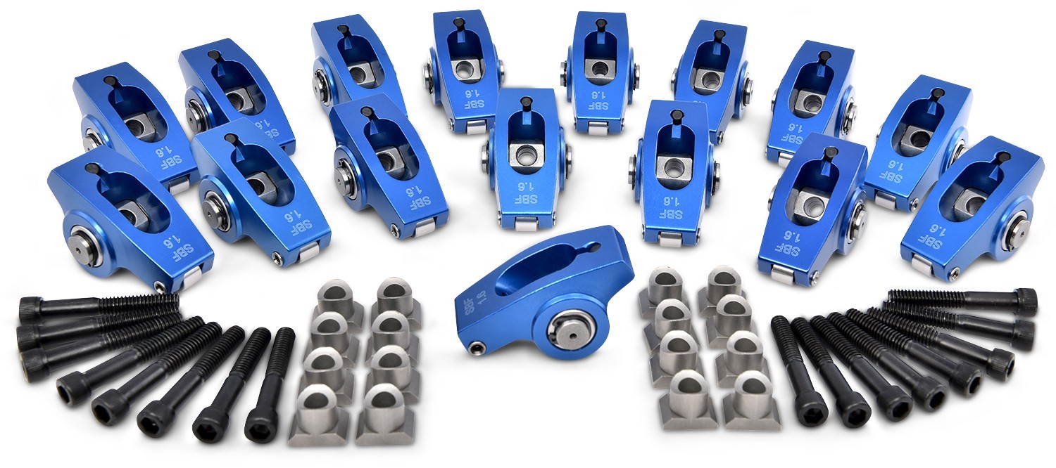 Proform 66268 Roller Rocker Arms 1.6 Ratio 5/16 Pedestal For SBF Ford 302