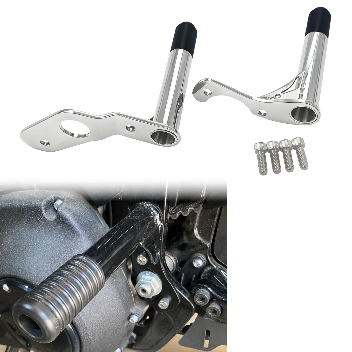 Passenger Peg Crash Bar Frame Slider for Harley softail/street bob 2018-2024