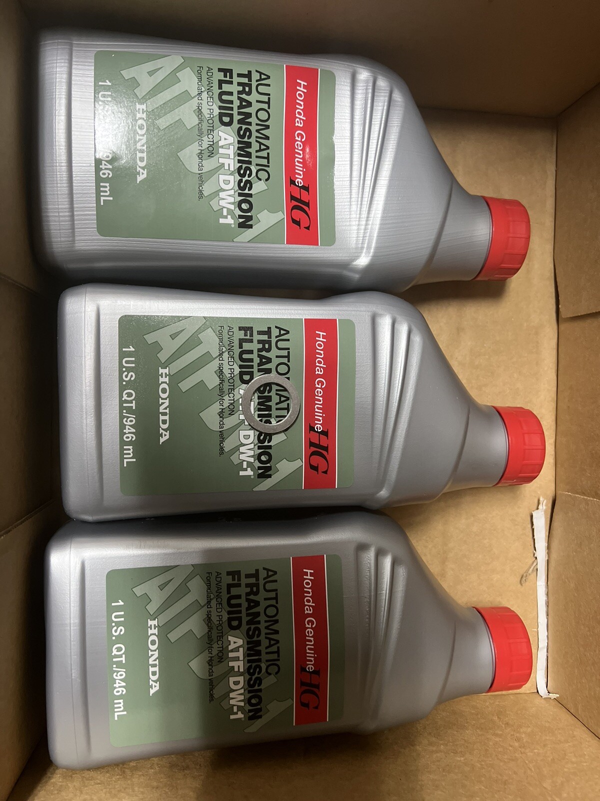 3 Qts. Honda&Acura OEM Automatic Transmission Fluid ATF DW-1 08200-9008
