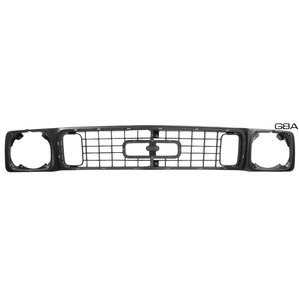 Grille Standard Black Plastic Mustang 1973 Grille Standard Black Plastic Mustang 1973