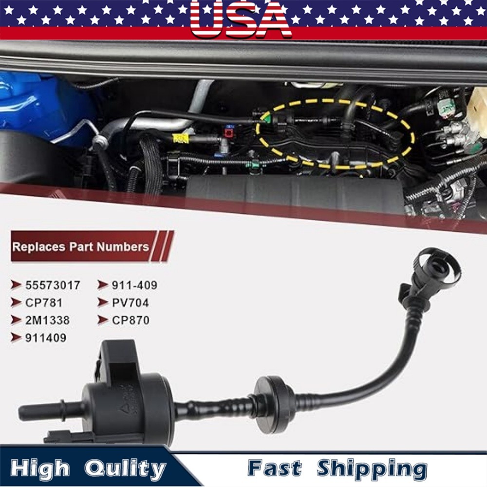 EVAP Vapor Canister Purge Valve Solenoid for Chevy Sonic Cruze Trax 55573017