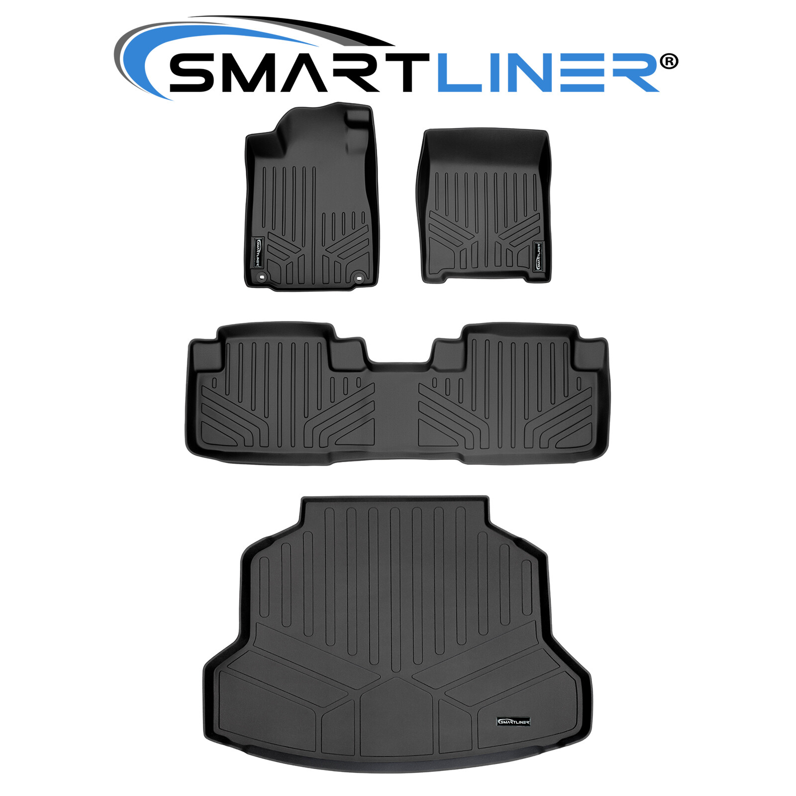 SMARTLINER Custom Fit Floor Mats Cargo Trunk Liner Set OEM 2012-2016 Honda CR-V