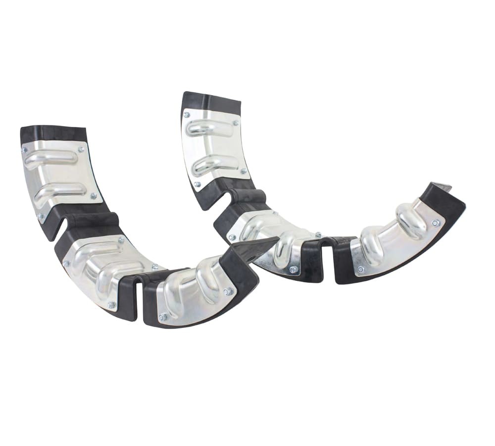 Heavy Duty Metal Coil Protector w/ Flexible Rubber (sold as a pair)