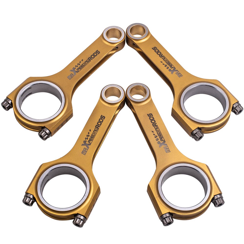Titanized Forged 4340 EN24 Connecting Rods for Suzuki 1.3L G13b Engine 4.724\