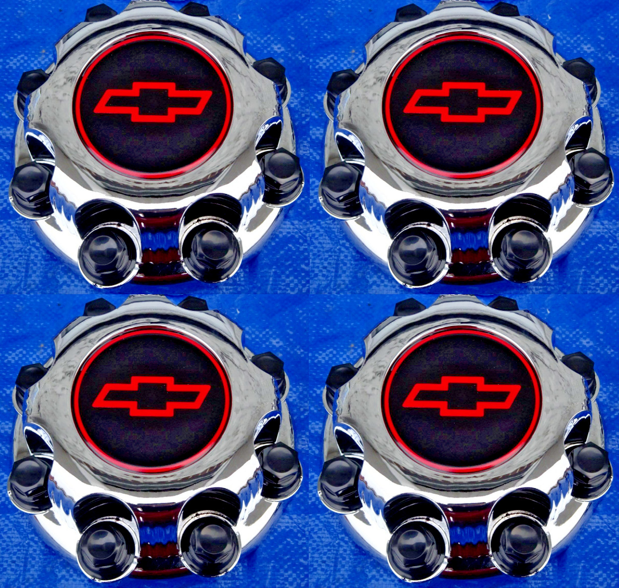 4 X Wheel Center Cap FOR 00-08 Chevy Silverado 2500 Truck Chrome 16