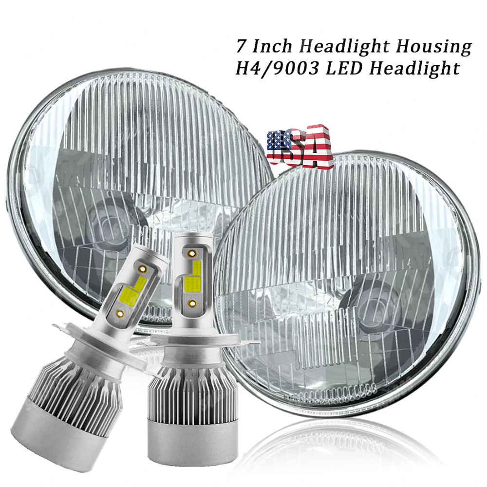 For Chevrolet Truck 1954-1957 3100 1956-1959 7Inch LED ROUND Headlights