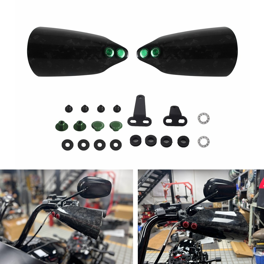2x Performance Bagger Hand Guards For Harley Touring Limited CVO FLTRKSE 22-23
