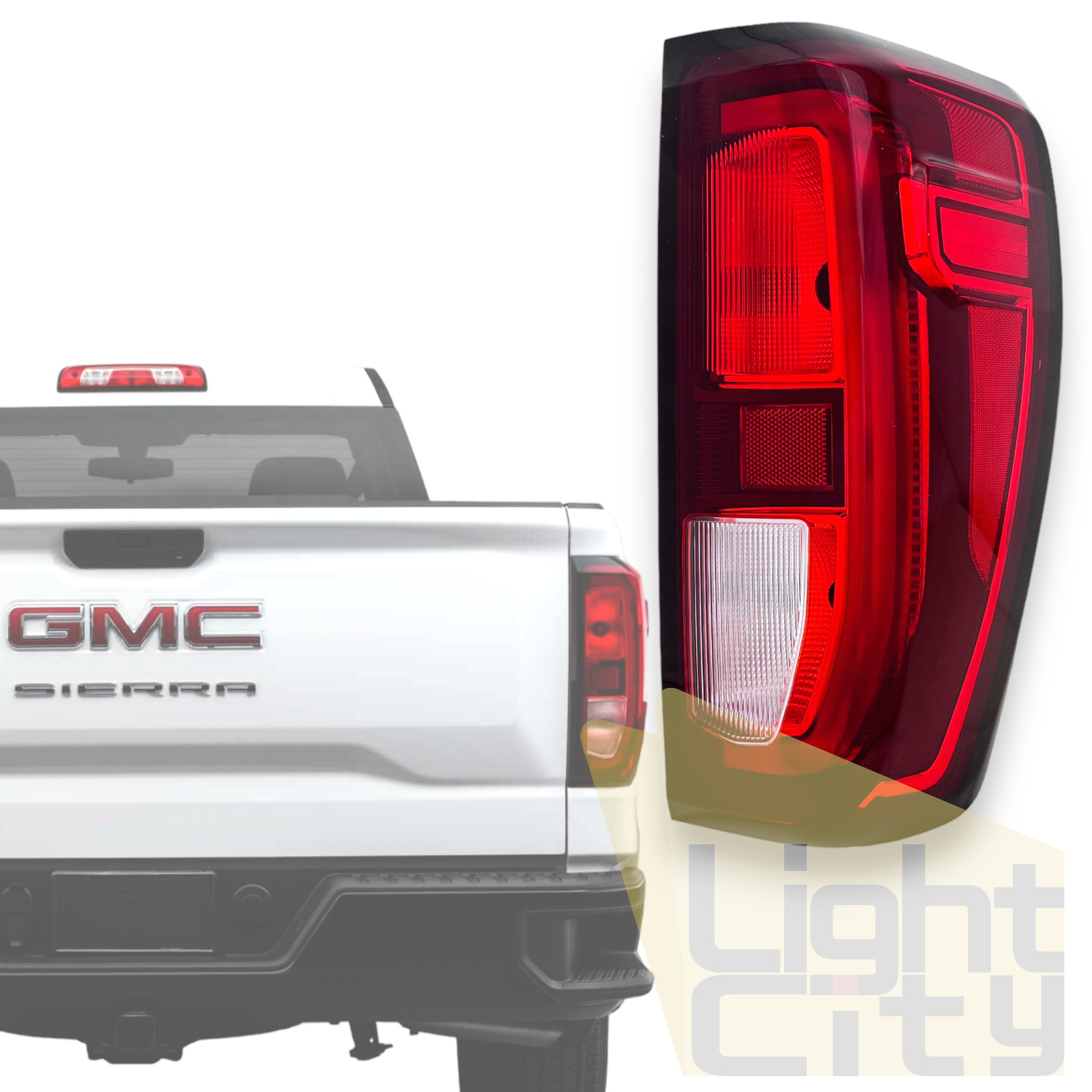 For 2019-2023 GMC Sierra 1500 Passenger Side Rear Taillight Brake Stop Lamp RH