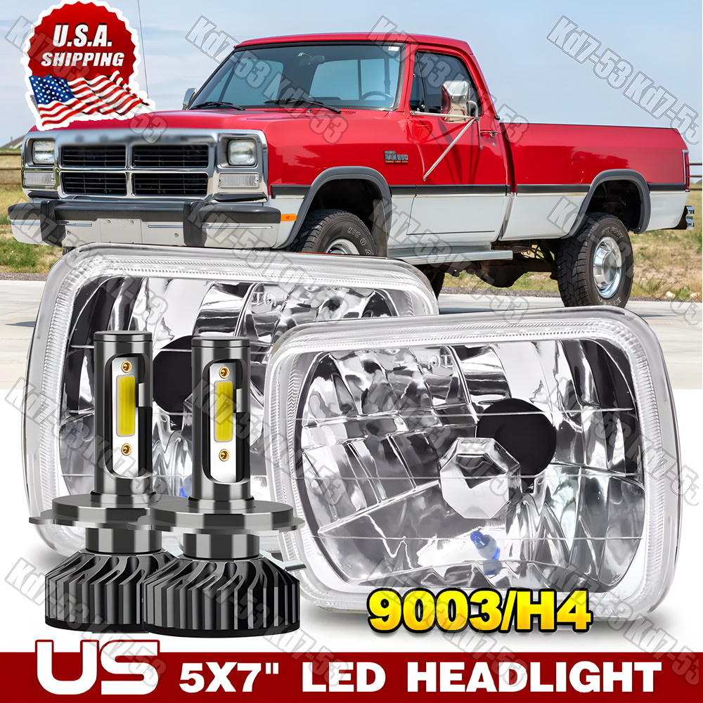 New for Dodge W150 W250 W350 D150 D250 D350 Pair 7x6\