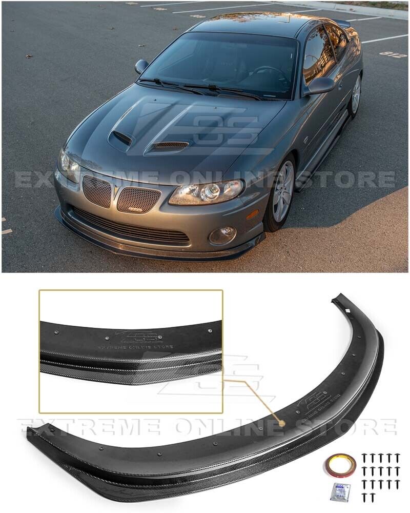 EOS Performance CARBON FIBER Front Bumper Lip Splitter For 04-06 Pontiac GTO