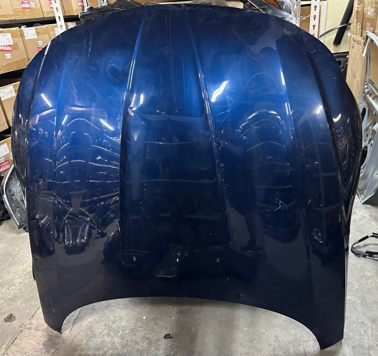 2009-2016 BMW Z4 E89 FRONT HOOD BONNET SHELL COVER PANEL ALUMINUM BLUE A76 OEM 2009-2016 BMW Z4 E89 FRONT HOOD BONNET SHELL COVER PANEL ALUMINUM BLUE A76 OEM