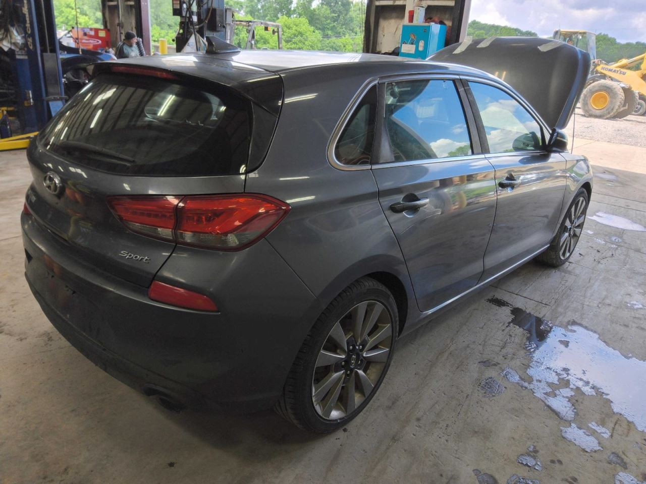 Driver Quarter Glass Hatchback GT With Solar Fits 18-20 ELANTRA 605338