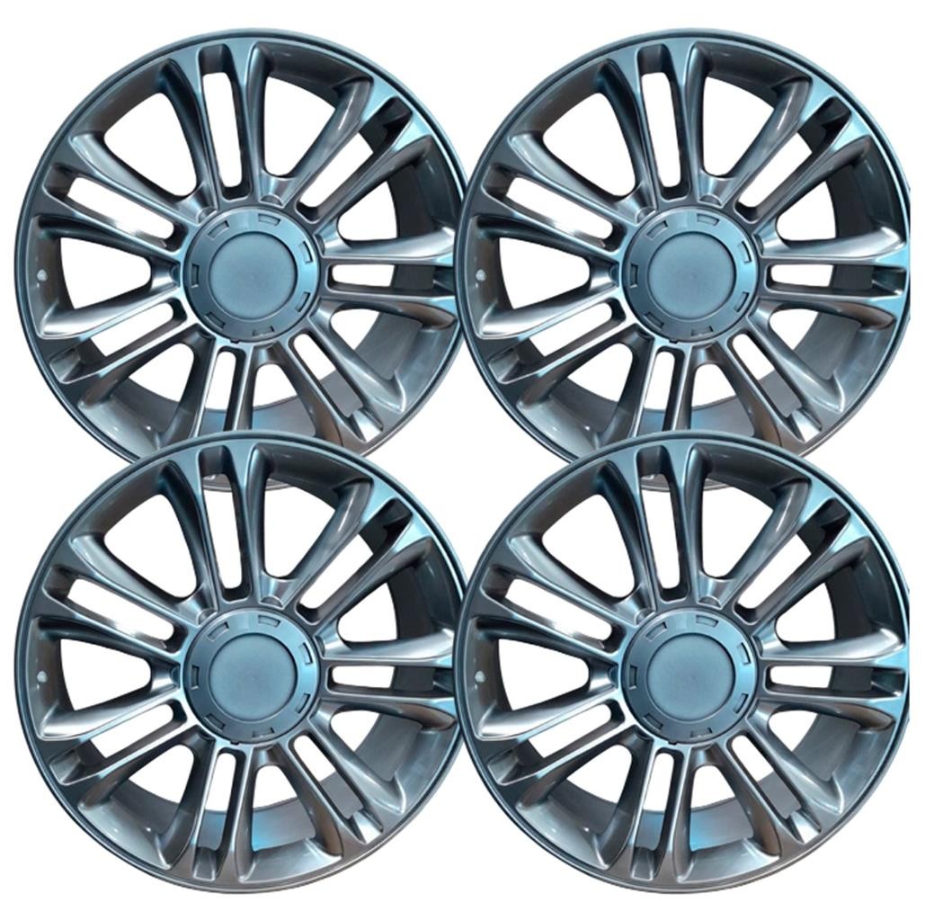 (Set-4) Replica D01 Cadillac 24X10 6x5.5/6x139.7 Hyper Silver 31mm Wheels 24\
