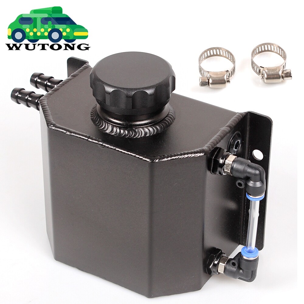 1L Aluminum Radiator Coolant Overflow Bottle Recovery Water Tank Reservoir NEW 1L Aluminum Radiator Coolant Overflow Bottle Recovery Water Tank Reservoir NEW