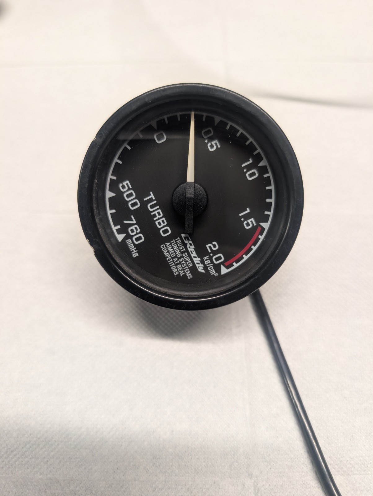 Black Greddy Trust Mechanical 2 Bar Boost Gauge for parts Black Greddy Trust Mechanical 2 Bar Boost Gauge for parts