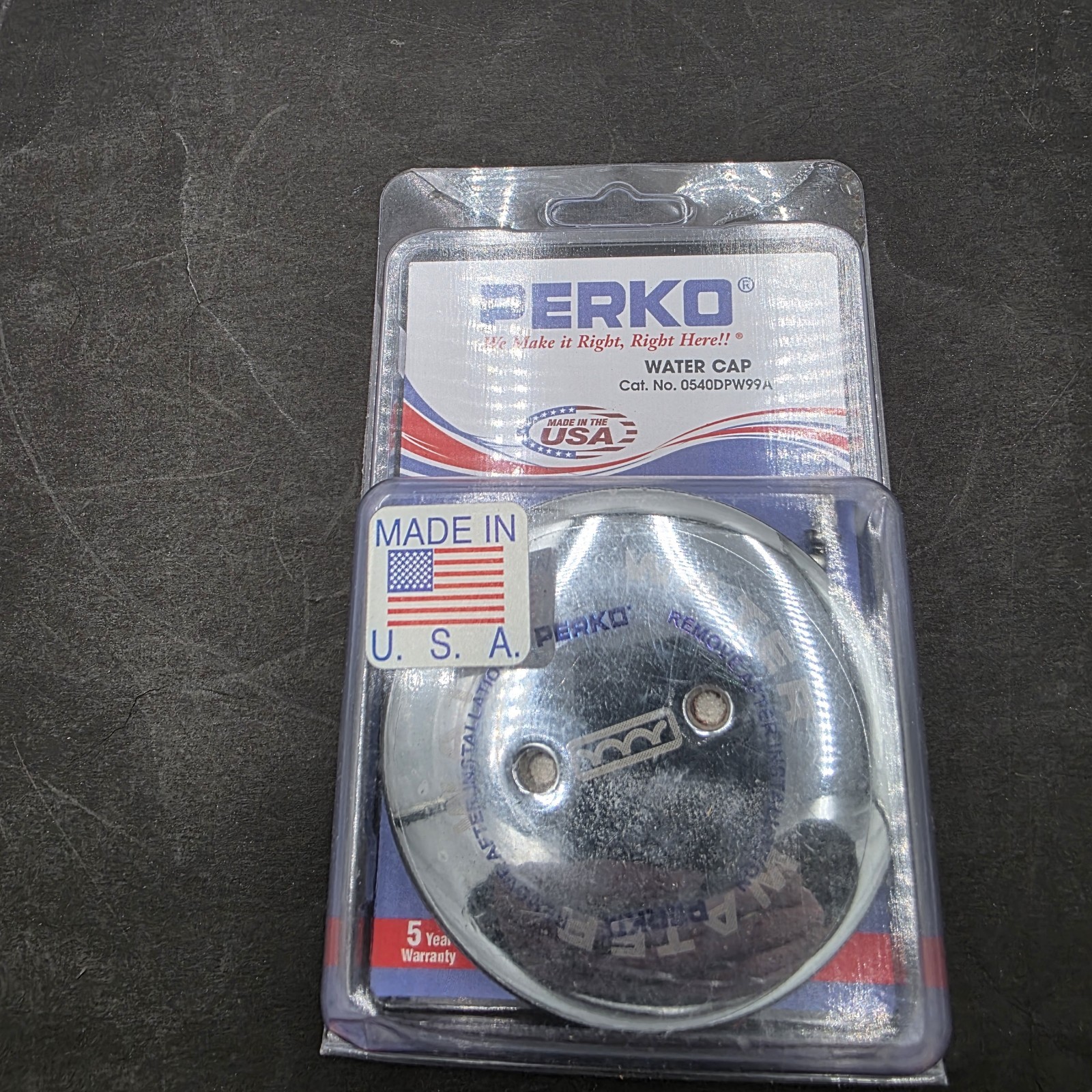 Perko Spare Cap with Chain #0540DPW99A Perko Spare Cap with Chain #0540DPW99A