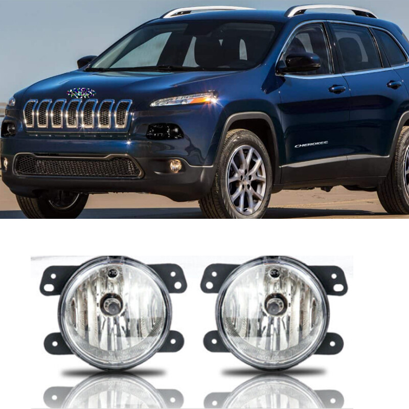 Pair For 2010-2018 JEEP CHEROKEE fog light 4