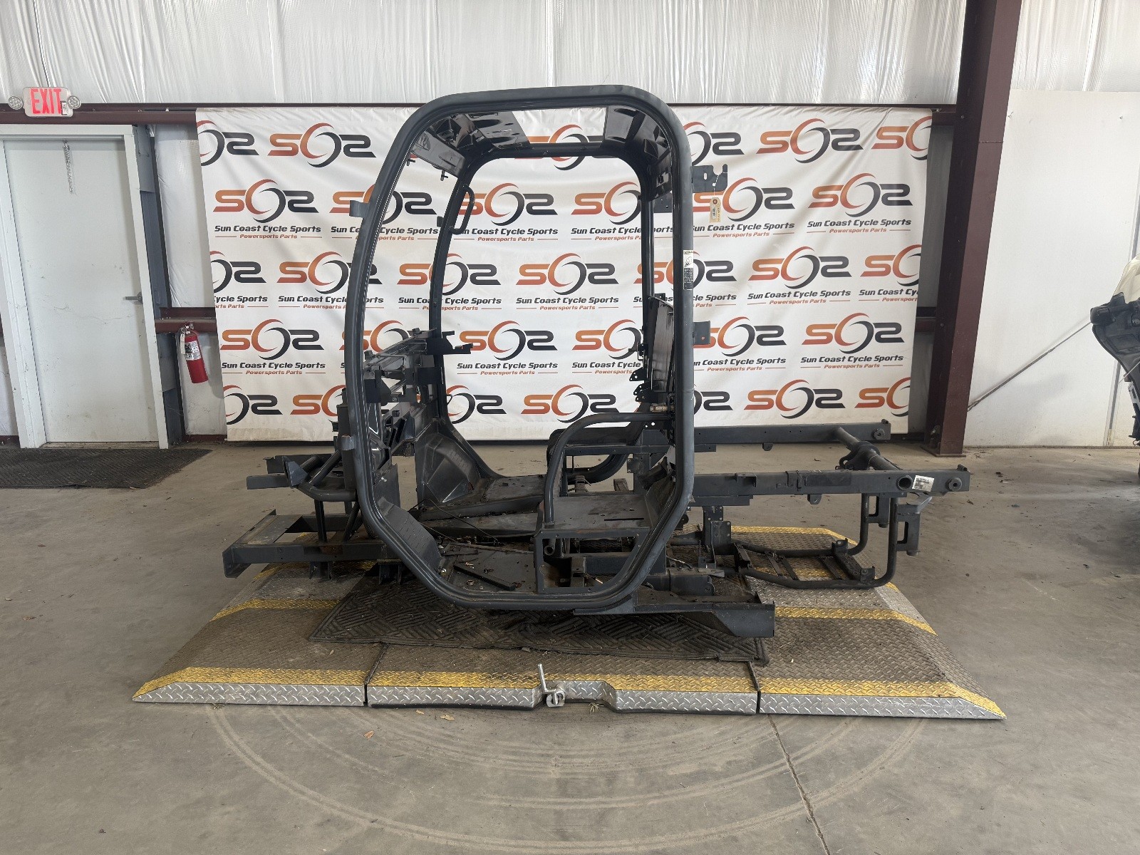 07-13 Kubota RTV 1100 Main Frame Chassis STRAIGHT