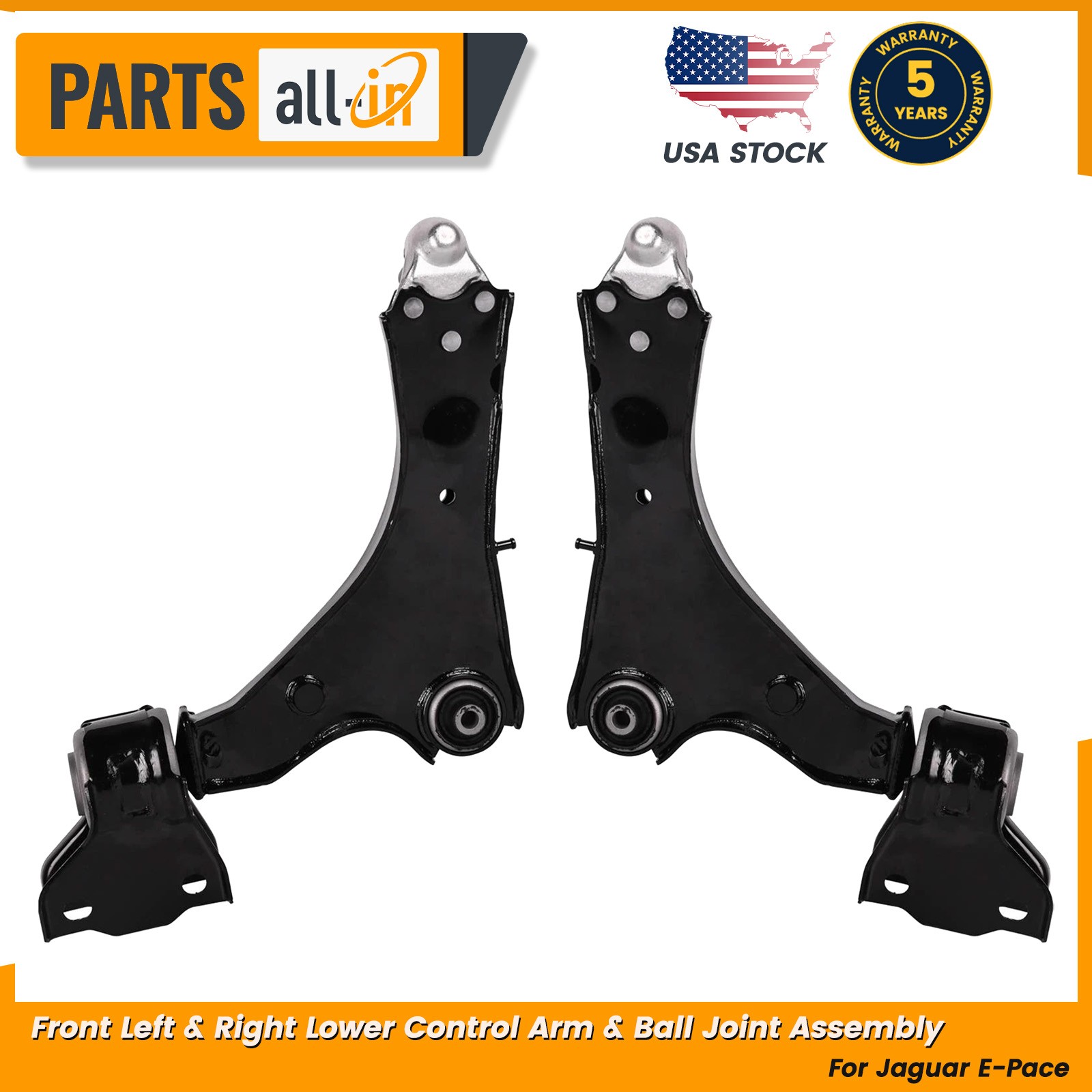 Front L R Lower Control Arm & Ball For Land Rover Discovery Sport Jaguar E-Pace