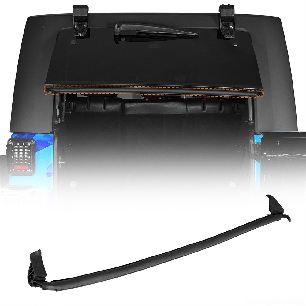For 2007-2010 Jeep Wrangler JK Rear Liftgate Glass Seal 55397042AE Replacement For 2007-2010 Jeep Wrangler JK Rear Liftgate Glass Seal 55397042AE Replacement
