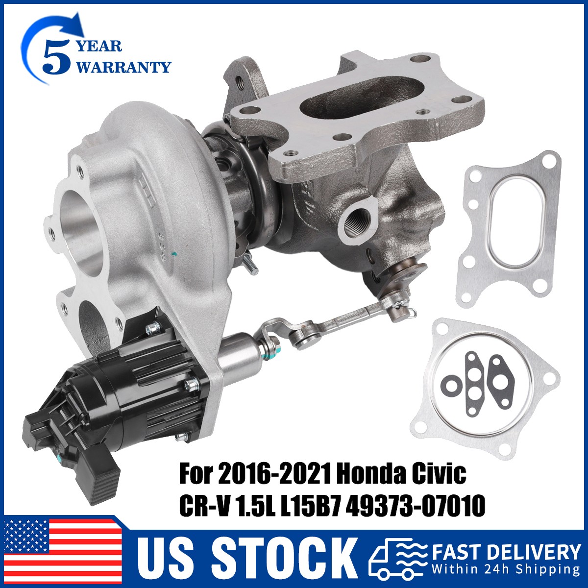 4937307011 New Turbo Turbocharger For 2016-2021 Honda Civic CR-V 1.5L