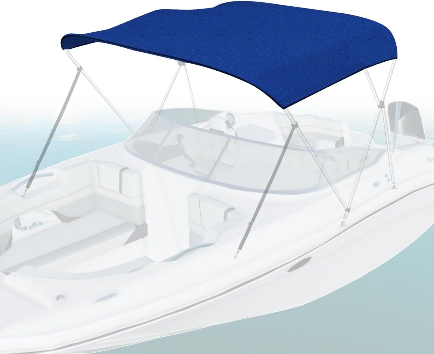 Seal Skin 3 Bow/4 Bow Bimini Top Replacement Cover with Storage Boot W/O Frame Seal Skin 3 Bow/4 Bow Bimini Top Replacement Cover with Storage Boot W/O Frame