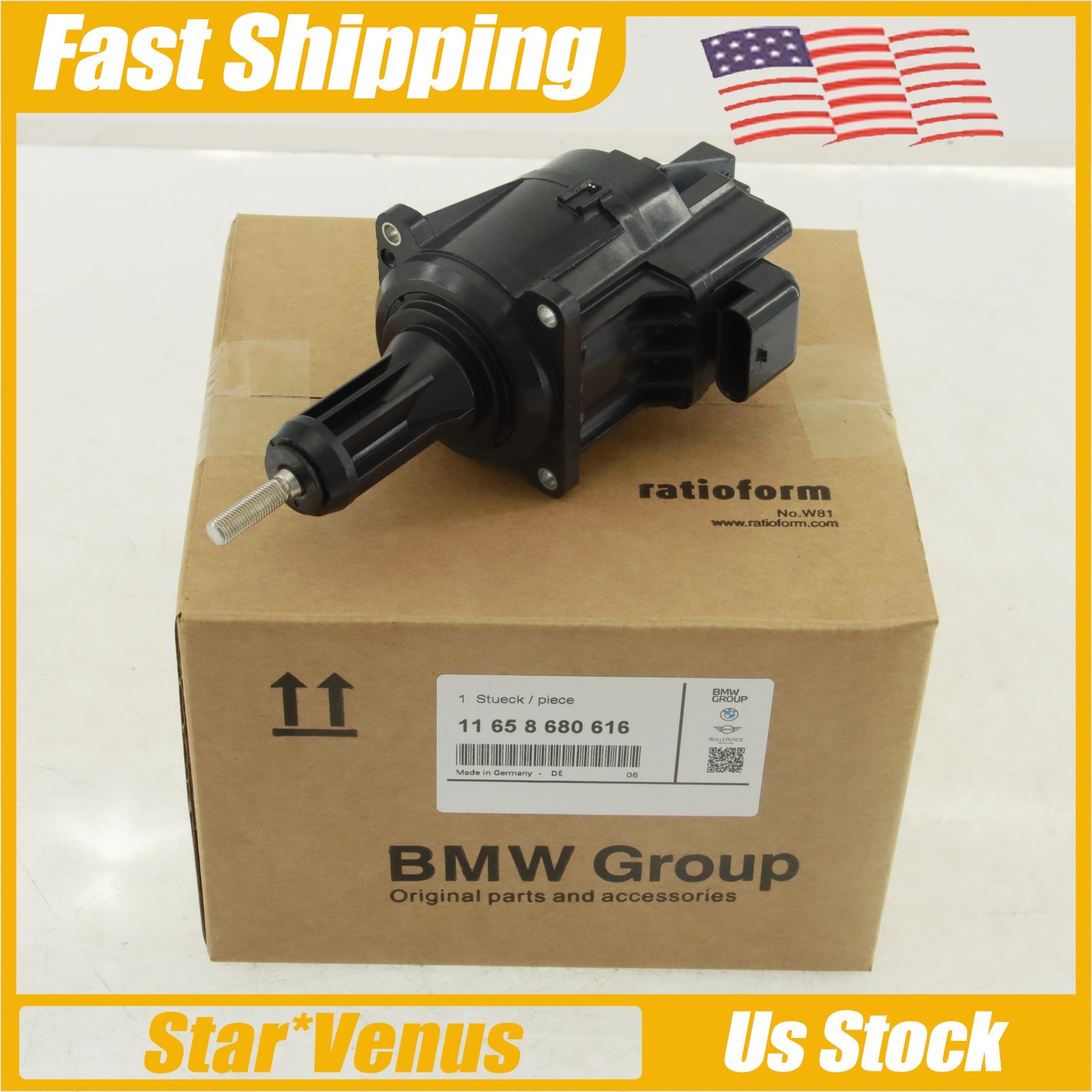OEM Turbocharger Wastegate Actuator 11658680616 for BMW G12 750Li xDrive 2016-19