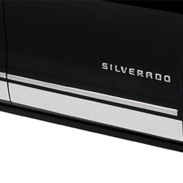 NEW OEM GM 2014-18 Chevy Silverado By PUTCO Stainless Rocker Panels 19353855