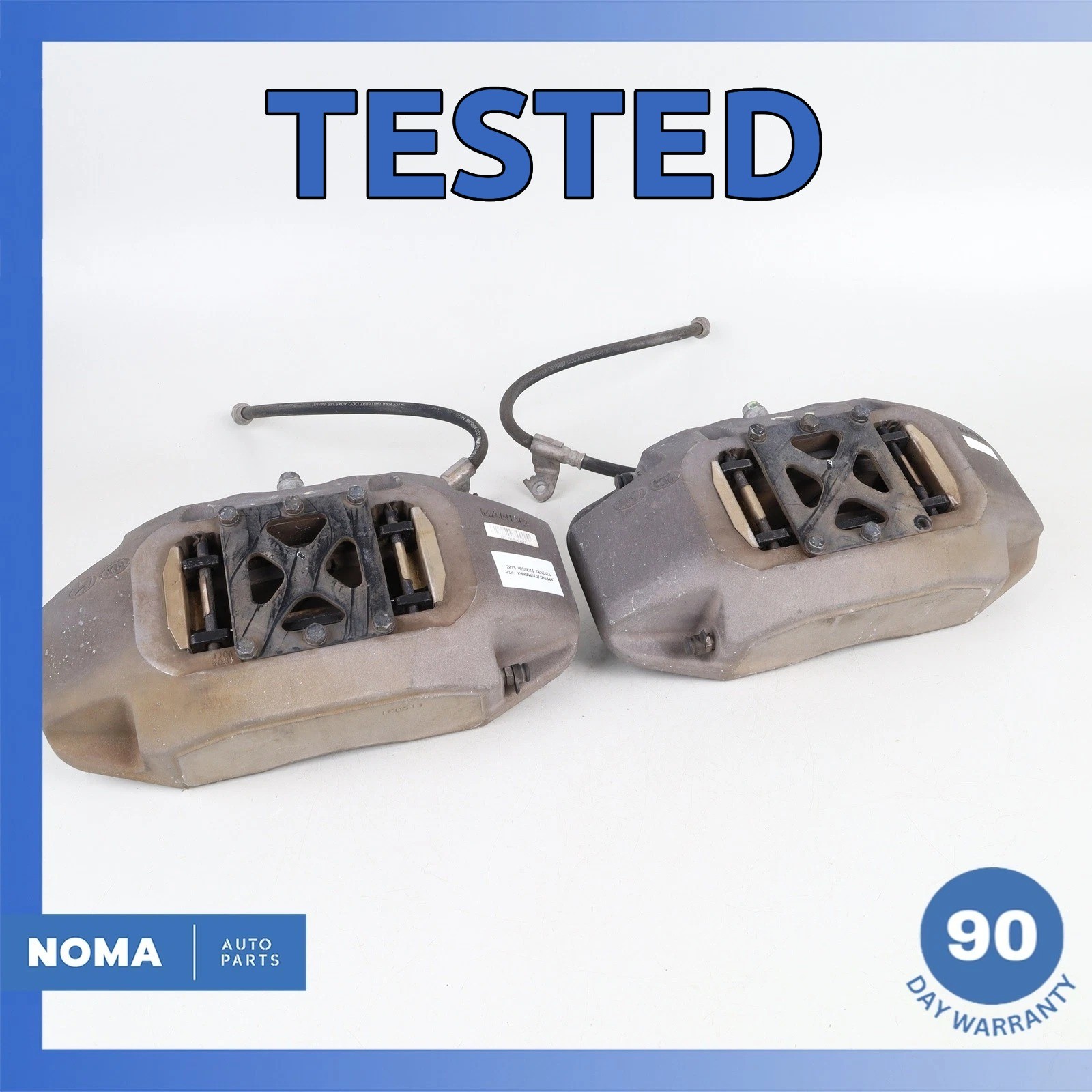 15-17 Hyundai DH Genesis Front Left & Right Brake Caliper Set Mando OEM 15-17 Hyundai DH Genesis Front Left & Right Brake Caliper Set Mando OEM
