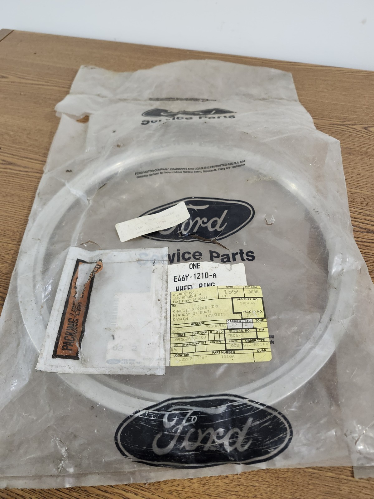 New OEM 1984-1989 Ford Escort Mercury Lynx Tempo Wheel Rim Trim Ring Chrome NOS New OEM 1984-1989 Ford Escort Mercury Lynx Tempo Wheel Rim Trim Ring Chrome NOS