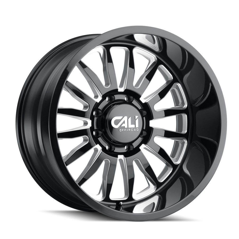 Cali Off-Road Wheels 9110 Summit 20x10 -25 Gloss Black Milled 8x170 (QTY 1)