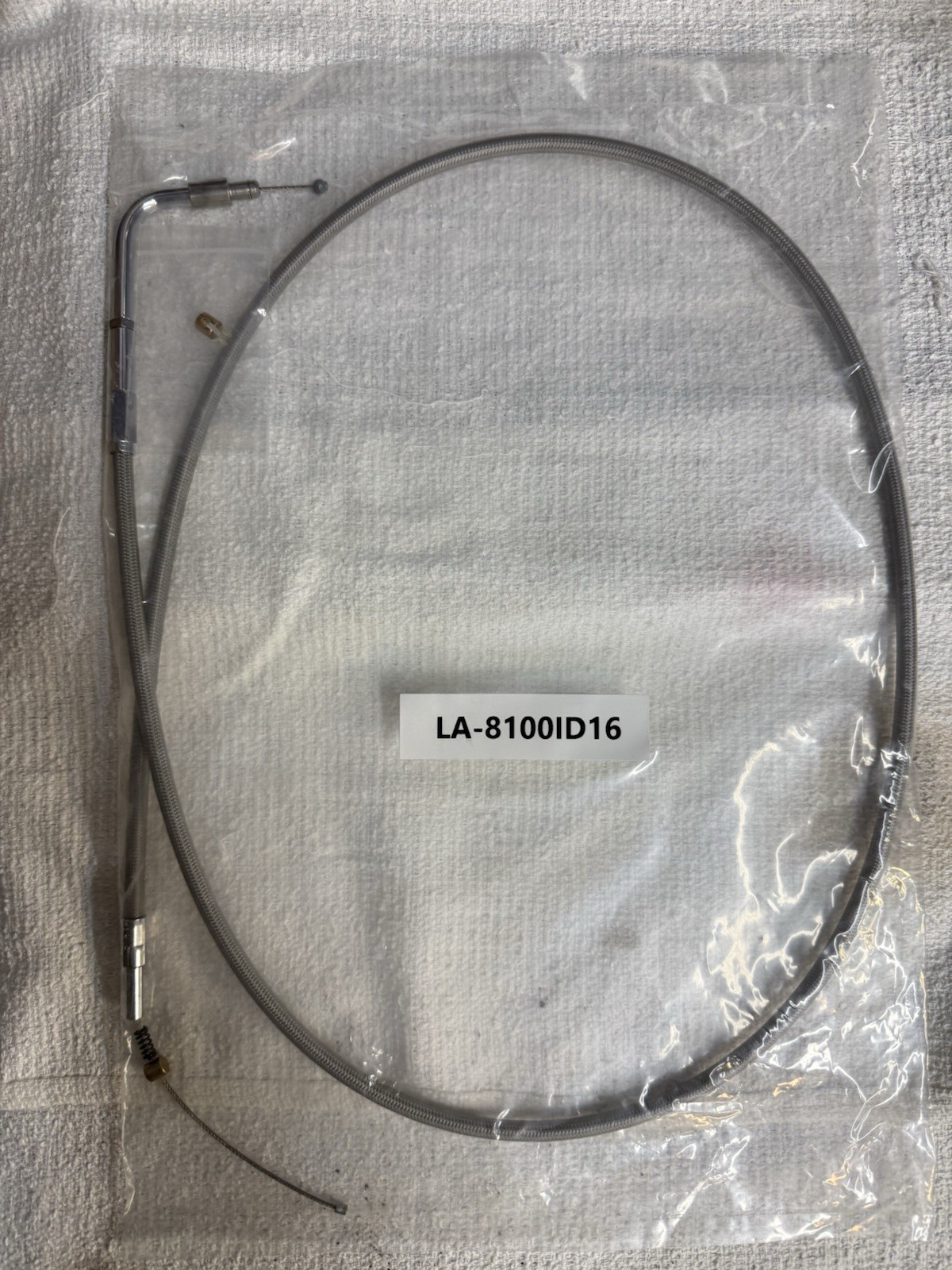 LA Choppers SS Braided Idle Cable for Use w/15 LA Choppers SS Braided Idle Cable for Use w/15