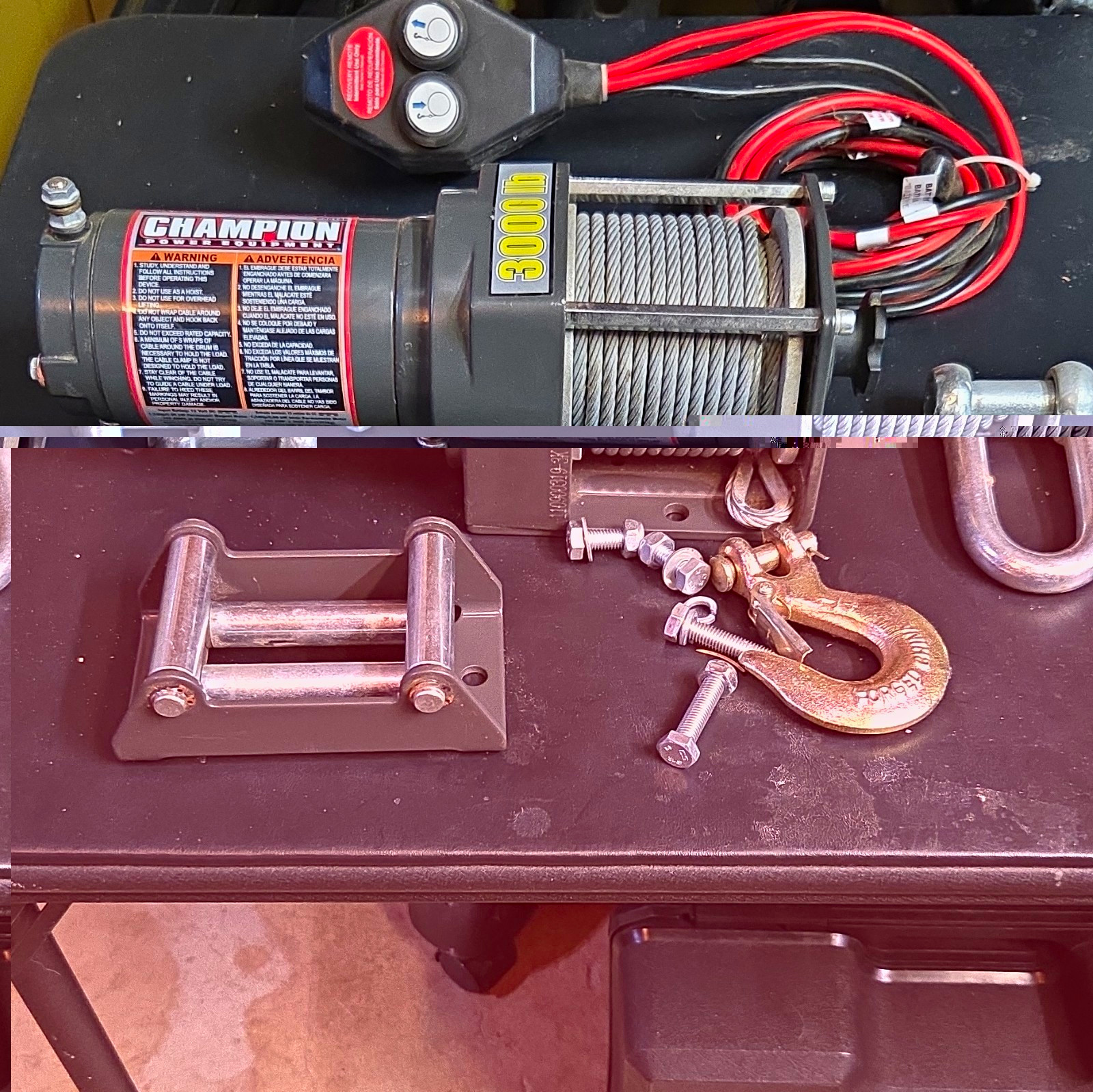 3000 Lb Winch By Champion Power Equipment New Old Stock. 3000 Lb Winch By Champion Power Equipment New Old Stock.