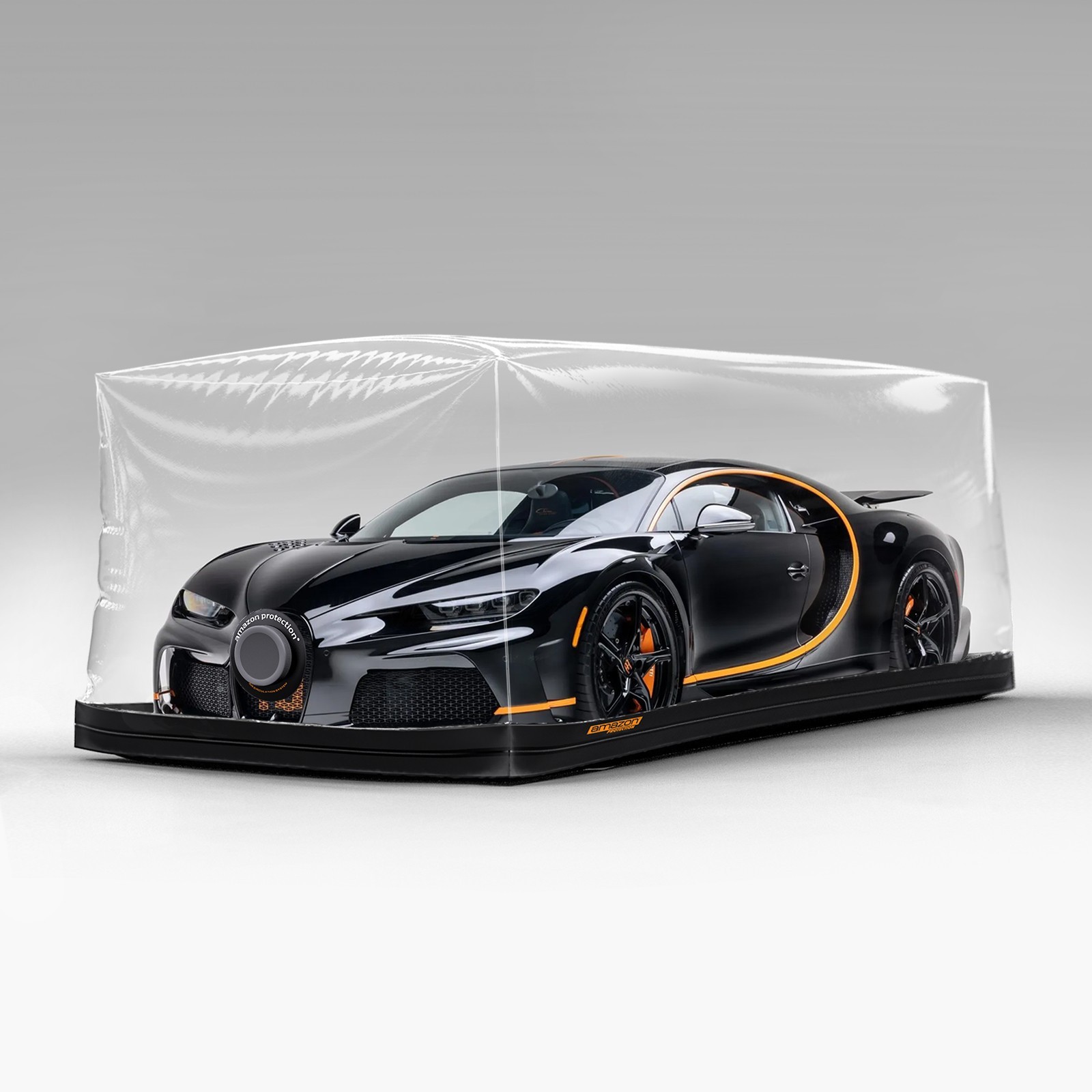 Collector Preservation Inflatable Capsule Car Bubble Cover for Bugatti Chiron Collector Preservation Inflatable Capsule Car Bubble Cover for Bugatti Chiron